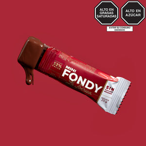 Mini Fondy La Ibérica 52% cacao Sin Azúcares Añadidos x 20g