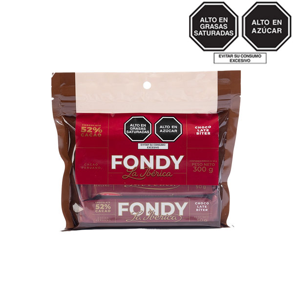 Barra Fondy La Ibérica x 50 g x 6 pzs