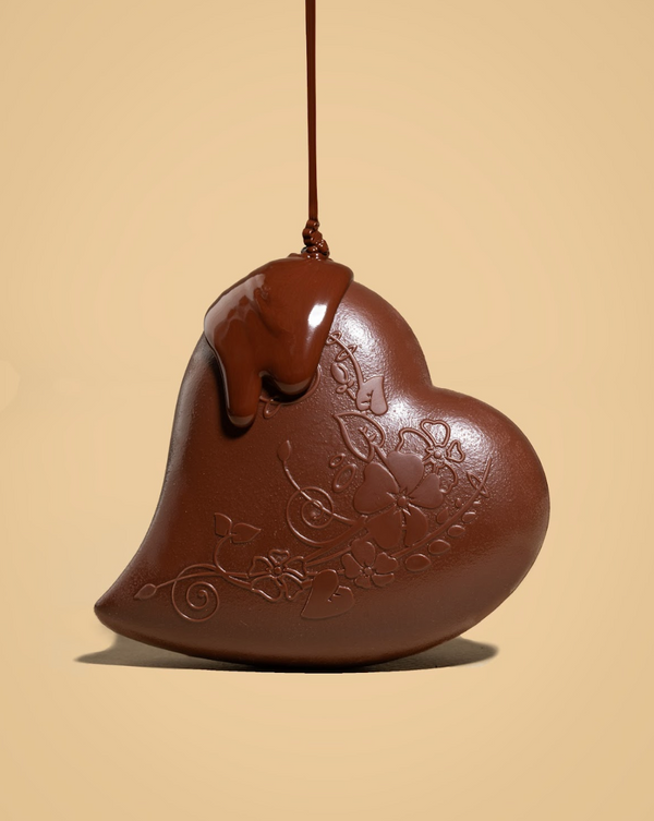 Corazones de chocolate con leche 35 g x 4 pzs