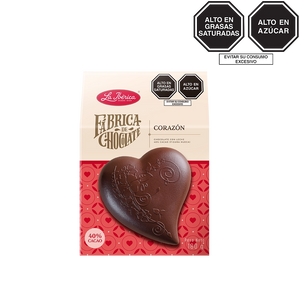 Corazón de chocolate con leche x 180 g