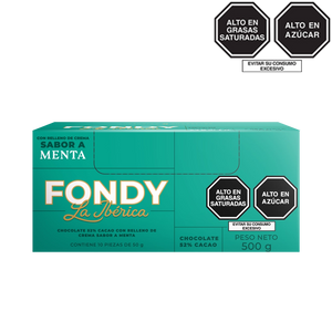 Fondy Menta 50 g x 10 pzs