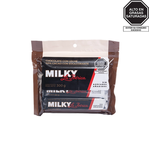 Barra Milky La Ibérica Sin Azúcares Añadidos x 50 g x 6 pzs