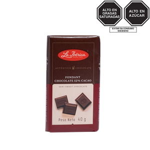 Tableta de chocolate fondant x 40 g