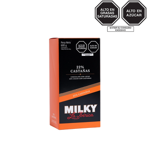 Tableta Milky La Ibérica castaña x 100 g x 6 pzs
