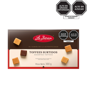 Toffees surtidos x 300 g