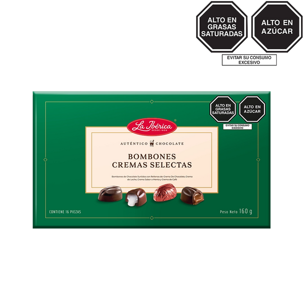 Bombones cremas selectas x 160 g
