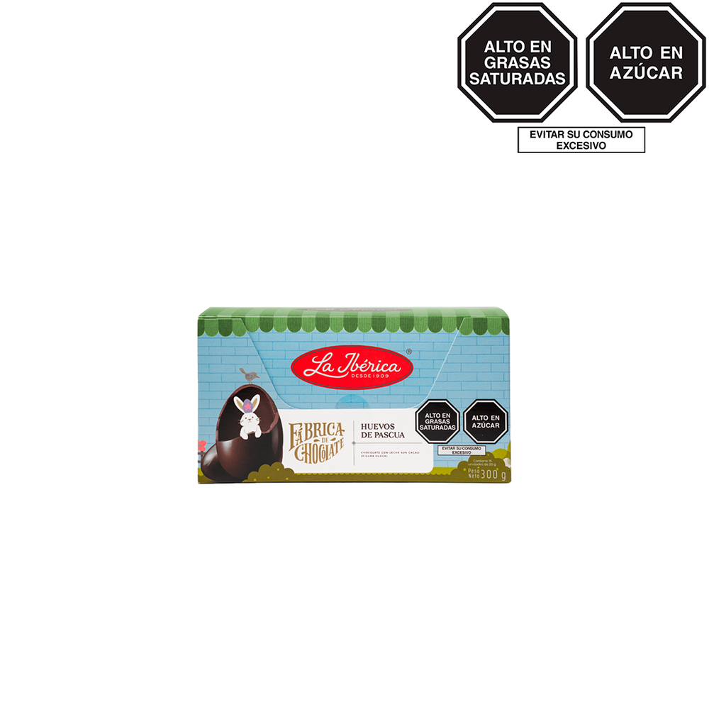 Huevo de pascua de chocolate con leche x 300g