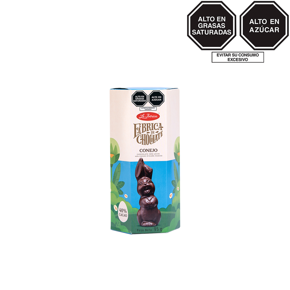 Conejo de chocolate con leche 2n x 95 g