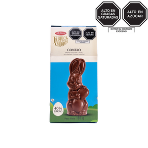 Conejo amoroso de chocolate con leche x 180g