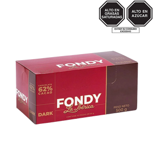 Fondy La Ibérica Dark x 50 g x 10 pzs