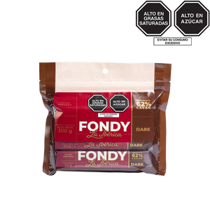 Fondy La Ibérica Dark 62% cacao x 6pzs