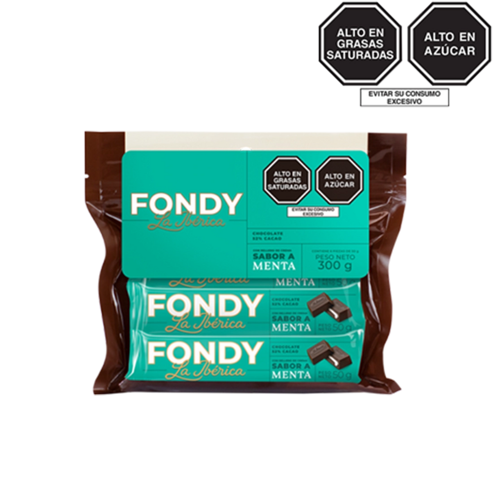 Fondy Menta 50g x 6