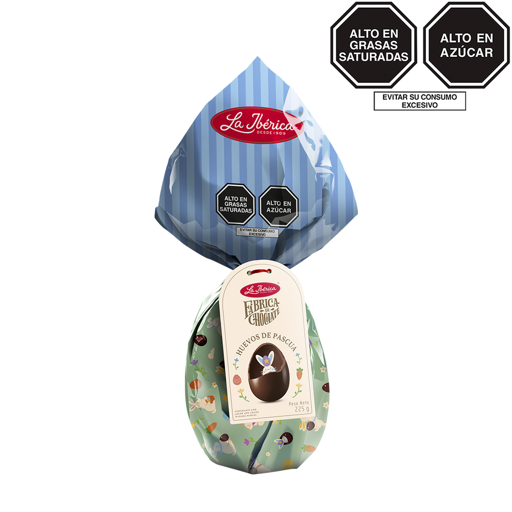 Huevo de pascua de chocolate con leche 225 g