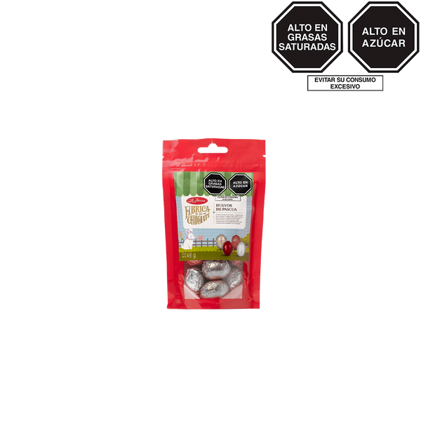 Huevos de Pascua de Chocolate de Leche x 48g x 12 pzs