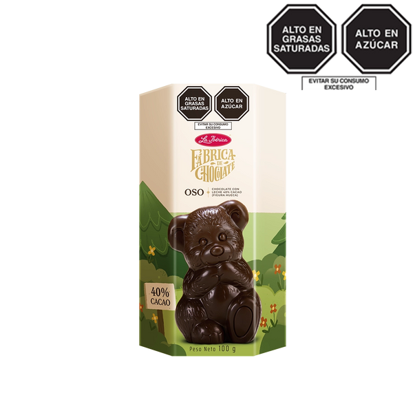 Oso de chocolate con leche x 100 g